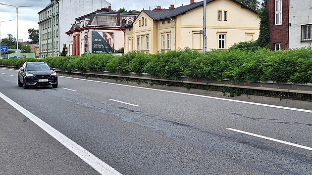 Od pondl se dva msce bude opravovat takzvan Prodlouen Msteck, dlnin pivad z centra Ostravy. (23. ervence 2025)