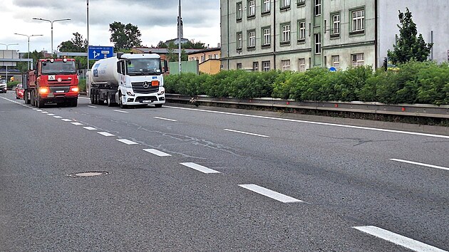 Od pondl se dva msce bude opravovat takzvan Prodlouen Msteck, dlnin pivad z centra Ostravy. (23. ervence 2025)