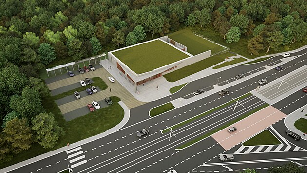 Vizualizace pikovho steleckho arelu v Ostrav (22. ervence 2025)