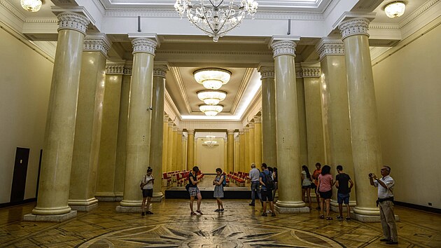 Interiru Palce kultury a vdy ve Varav (22. ervence 2015)