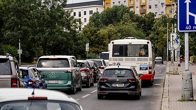 Ulice Blocerkevsk u Edenu, kiovatka s Vrovickou. (25. ervence 2025)