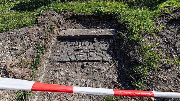 Nlez zavezen cesty na hradeckm Slezskm Pedmst (8. kvtna 2025)