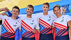 Miroslav Vokálek, Jan íek, Martin Jeek a Michal Zindulka vybojovali v...