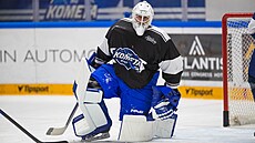 Branká Ale Stezka na prvním tréninku Komety Brno na led v nové sezon. (28....