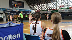 Hráky Basketu Ostrava do 19 let bojují v hale Tatran.