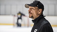 Kou Sparty Pavel Gross na tréninku.