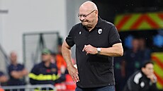 Nespokojený plzeský trenér Miroslav Koubek