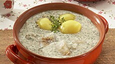 Zelená omá�ka se slane�kem