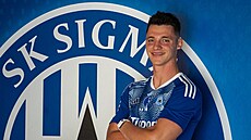 Dominik Janoek v dresu Sigmy Olomouc.