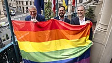 Z duhového pochodu pi Prague Pride 2024