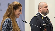 Ministryn spravedlnosti Eva Decroix a dosavadní první námstek bezpenostního...