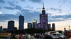 Pohled na var�avský Palác kultury a v�dy (22. �ervence 2022)