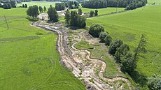 Martinický potok, který pod Kutínem vtéká do Krounky, dostane zcela nové...