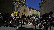 Slovinec Tadej Poga�ar b�hem 16. etapy Tour de France
