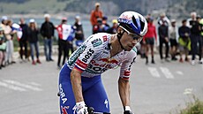 Slovinec Primo Rogli bhem 19. etapy Tour de France