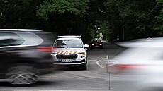 K�i�ovatka ulic �kolní a Pra�ská u dostihového závodi�t� v Pardubicích (14....