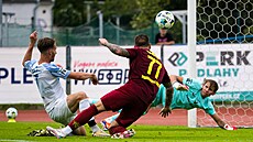 25. 7. 2025, Viagem Ústí nad Labem - Vla�im, druhá liga. Antonín Fanti� z Ústí...