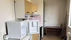 V panelákovém ateliéru výtvarnice Vry Novákové.
