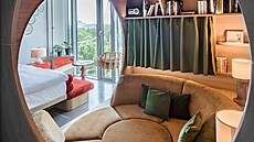 Pro chvíle klidu a intimity je souástí kadého velkého pokoje soukromá devná...