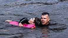 U píleitosti mezinárodního dne prevence tonutí pedstavili záchranái ukázku...