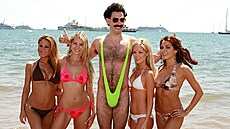 Sacha Baron Cohen v roce 2006 pi promování filmu Borat