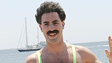 Sacha Baron Cohen v roce 2006 pi promování filmu Borat