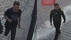 Pra��tí policisté pátrají po neznámém mu�i, který za dohledu jeho komplice...