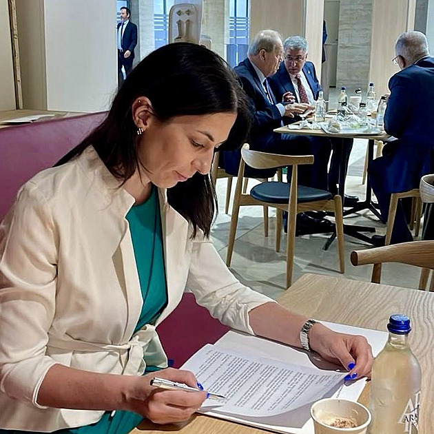 Nebudu dělat stafáž lžím. Pekarová odešla ze sálu při projevu šéfky ruského senátu