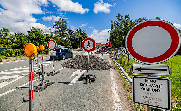 Rekonstrukce mostu v Choustníkov Hraditi (18. ervence 2025)