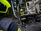 V sedle u erlichu hasii zasahovali u poru kamionu se tpkou. (30. ervence...