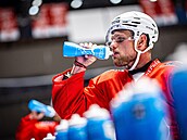 Vladimír Sobotka na jednom z prvních trénink� v pardubickém dresu. (29....