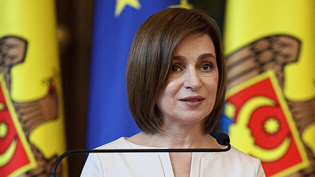 Moldavská prezidentka Maia Sanduová (24. �ervence 2025)