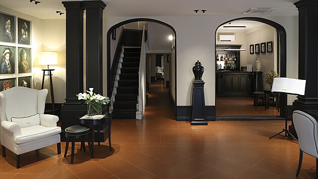 Recepce hotelu nezap�e dlouhou historii �lechtické vily.