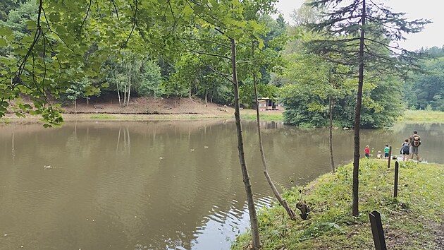 Ivansk� jezero u lesa V�eln� v Rychnov� nad Kn�nou