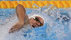 Barbora Seemanova v semifinále na 100 metr volný zpsob.