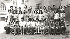 8. C s t�ídní u�itelkou Drahoslavou Klobou�níkovou (rok 1976)