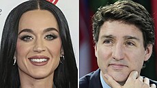 Katy Perry a Justin Trudeau si za�li na ve�e�i v Montrealu.