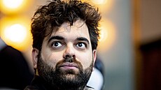 éfkucha Gal Ben Moshe se úastní tiskové konference u píleitosti...