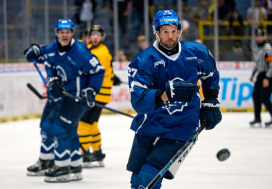 Litvínov,7. 8. 2025. Verva Litvínov - Rytí�i Kladno, p�íprava. Phill Pietroniro...