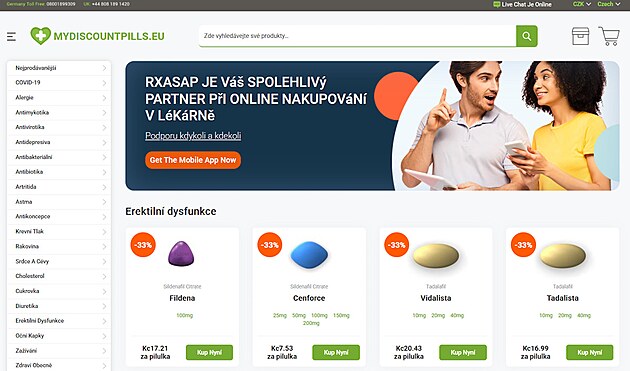 �esko pat�� mezi nejohro�en�j�� zem� fale�n�mi online l�k�rnami