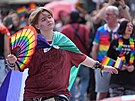 V Praze vrcholí festival Prague Pride, v sobotu se úastníci vydali v duhovém...