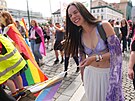 V Praze vrcholí festival Prague Pride, v sobotu se úastníci vydali v duhovém...