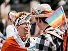 Prahou proel duhový prchod v rámci festivalu Prague Pride. Úastnily se ho...