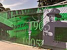Ikonick ze s muralem olek nedme u stadionu Bohemians pjde brzy k zemi...