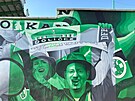 Ikonick ze s muralem olek nedme u stadionu Bohemians pjde brzy k zemi...