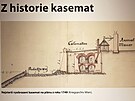 Nejstar vyobrazen kasemat na pilberku na plnu z roku 1749.