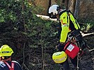 Horolezec spadl z ve tpnsk koruna v Adrpachu. (7. srpna 2025)