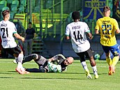 Fotbalisté Zlína vyhráli v Karviné 1:0 a gólman Stanislav Dostál si pipsal...