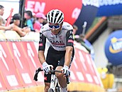 Italský cyklista Filippo Baroncini.