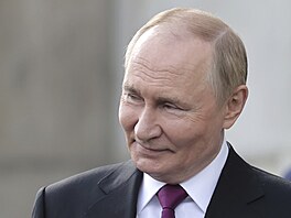 Ruský prezident Vladimir Putin v Moskv (7. srpna 2025)